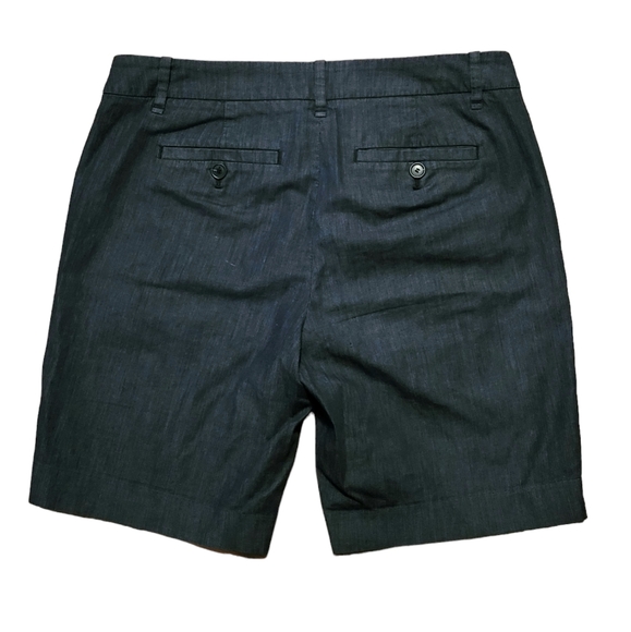 Ann Taylor LOFT Chambray Bermuda Shorts Sz 2 - Picture 5 of 6